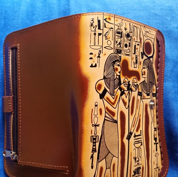 Ancient Egyptian print wallet - Picture 7 of 10
